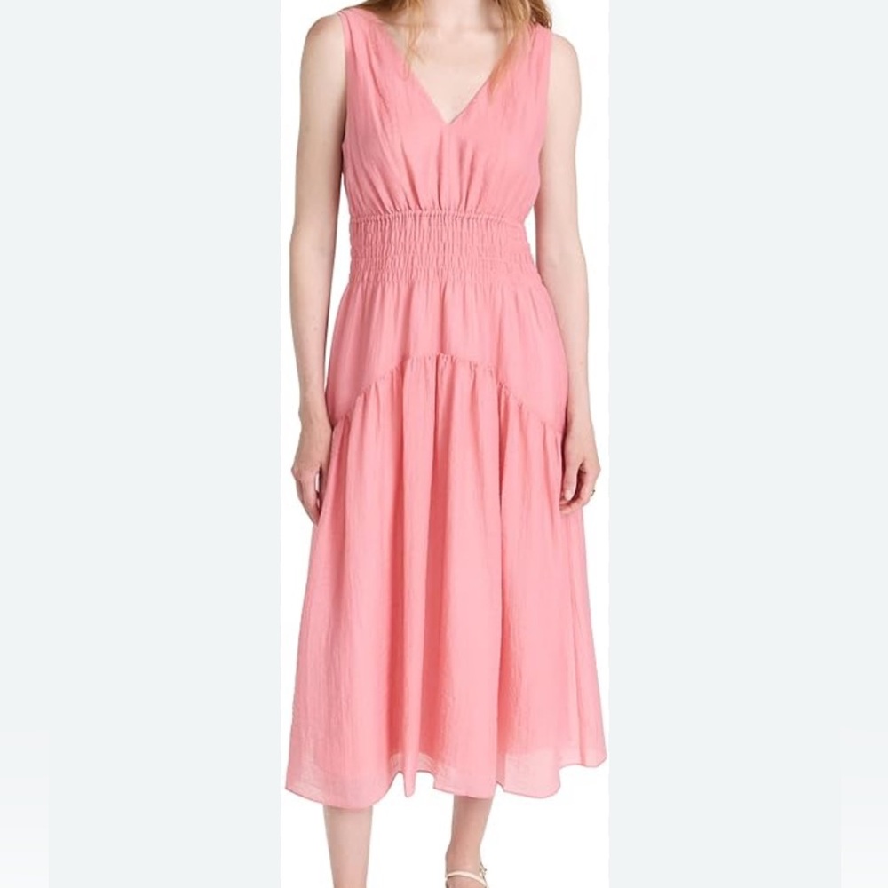 VINCE Smocked Dress